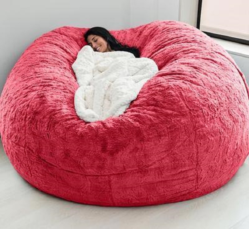 Velvet Bean Bag