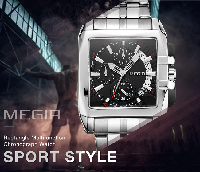 MEGIR Men's Luxury Stainless Steel Quartz Watch - Image 4